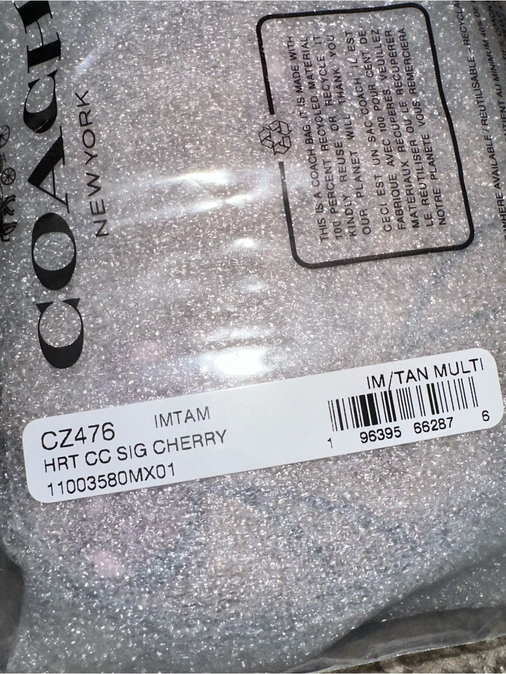 Coach Cherry Coin Zip Pouch - Picture 5 of 5
